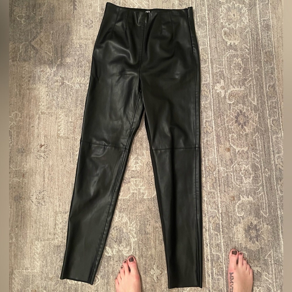 Zara Leather Pants